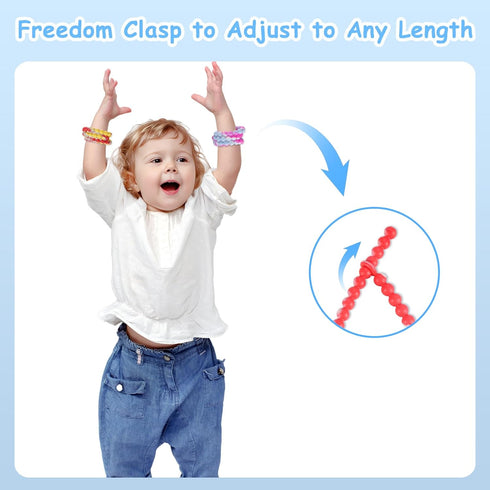 Teething Necklace for Baby - Integrated Safety Design for Toddler, Sensory Chew Necklace for Kids with Autism