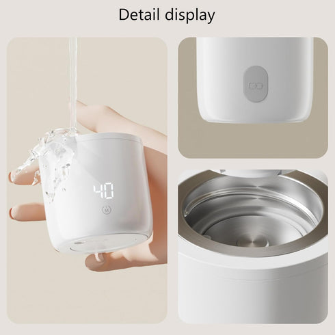 Montesy 5000mAH Digital Compact Bottle Warmer for Travel with Intelligent and Battery Lightweight Design