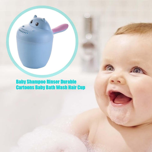 Generic Baby Bath Rinse Cup - Baby Shampoo Rinser, Wash Hair Cup Kids | Hippopotamus Bath Rinser, Shampoo Rinser Baby
