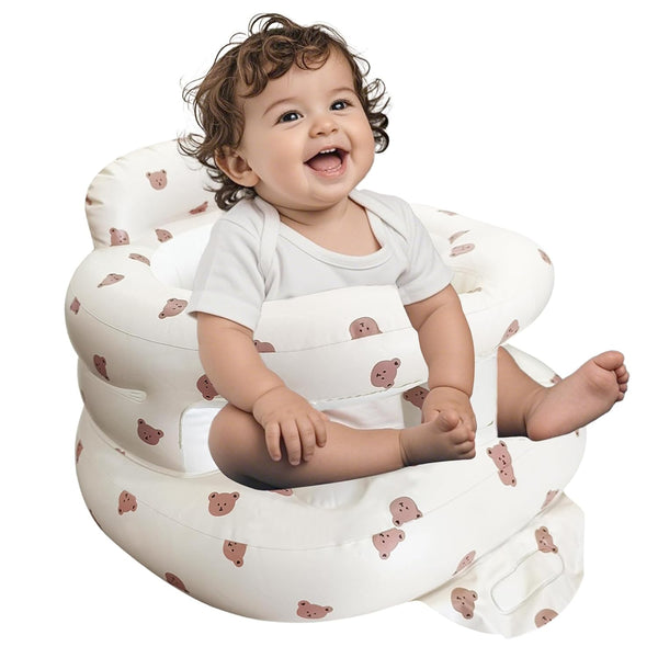 Inflatable Baby Seat for Babies 3-36 Months, Baby Chair with Fence &