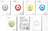 Yuanhe 2.5"X3.5" Bingo Calling Cards - Colorful and Durable, Complete Deck of 75 Numbers for Bingo Games