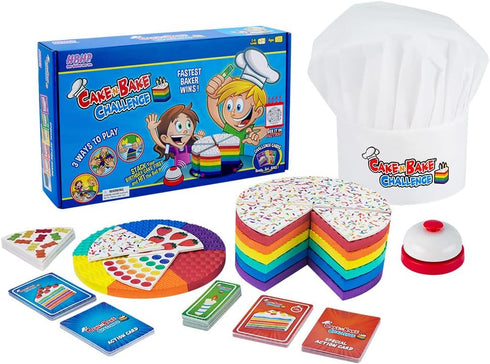 The Eggmazing Egg Decorator Cake-N-Bake Challenge - Kids' Board Game for Ages 4 & Up (2-6 Players)