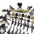 ZHX Weapon Pack Military Weapon Accessories, Army Guns Simulate Battle Building Blocks for Kids