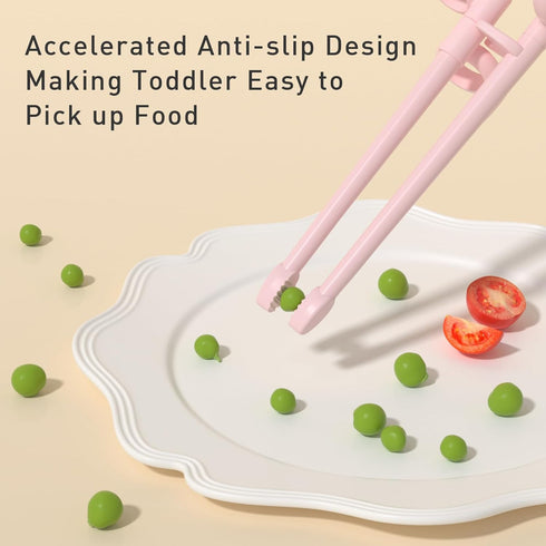 Toddler Stainless Steel Utensils Set - Kids Silverware with Spoons, Forks, Chopsticks, Portable Case