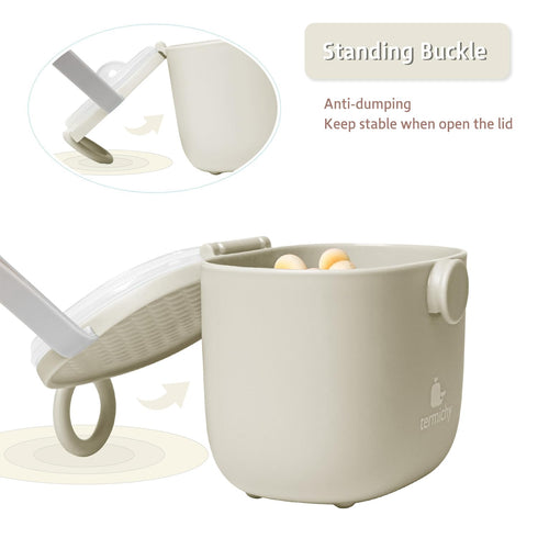 8.8OZ, 0.55LB, 250g, 500ml(Full Termichy Baby Formula Dispenser, Portable Milk Powder Dispenser Container with Carry