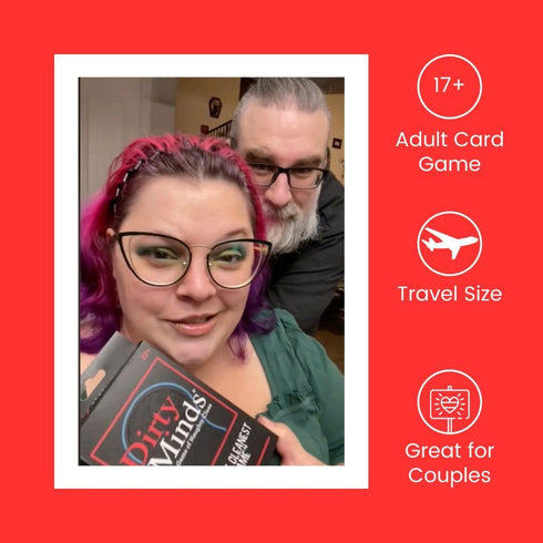 Travel Dirty Minds Card Game by TDC Games - Funny Adult Party Game for Game Night and Couples Date Night