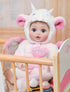 18inch 3+ Baby Dolls, Large Realistic Cute Soft Body Baby Doll Real Life Baby Dolls with Accessories for Year Old Girls