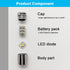 36 SUZEYAR Pcs - Miniature Lights for Dollhouse,Miniature LED Lights for Handcraft,Mini Spot Light Battery Operated