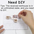 CUTEBEE Dollhouse Miniature with Furniture, DIY Wooden Kit Plus Dust Proof, Creative Room Idea