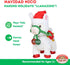 10.5 inches Cuddle Barn - Navidad Nico | Animated Christmas Walking Musical Plush Llama Toy Plays Feliz Navidad