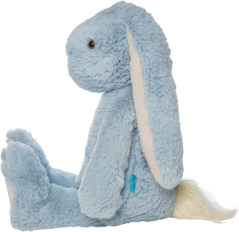 12" Manhattan Toy River The Blue & Light Apricot Snuggle Bunnies Stuffed Animal with Embroidered Accents