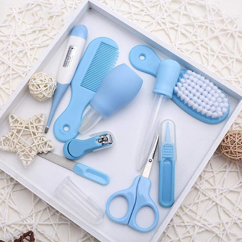 TODAYTOP 10 Pieces/Set Set Nail Clipper Stainless Steel Professional Nail Cutter & Grooming Kits Baby Health Care
