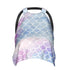 Schgap Mermaid Baby Car Seat Covers Canopy Soft Stroller Cover Nursing Cover Breastfeeding