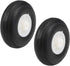 uxcell 2pcs Tire and Wheel Sets for RC Airplane, 1.43" PU Sponge Tire with Plastic Hub.
