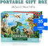 Dinosaur Jigsaw Puzzle for Kids Age 3-5, 4-8 Years - 35 Piece Jumbo Toddler Floor Puzzle Gift Box