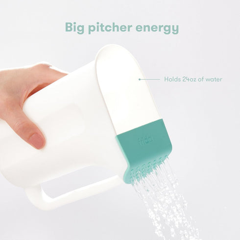 Frida Baby Control The Flow Bath Rinse Cup - Rinser Cup for Hair + Body Wash with Easy Grip Handle
