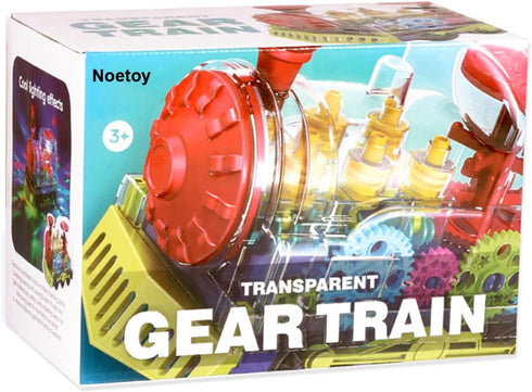 Baby Crawling Toys - Light & Sound Music Train for Toddlers, Early Educational Tummy Time Gifts