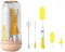 Travel Electric Baby Bottle Brush Set - Electric Bottle Cleaner, Water Bottle Brush, Nipple/Straw Brush, Milk Frother,