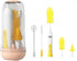 Travel Electric Baby Bottle Brush Set - Electric Bottle Cleaner, Water Bottle Brush, Nipple/Straw Brush, Milk Frother,