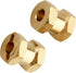 4PCS CrazyHobby Brass Wheel Hubs Extensions, 12mm Wheel Spacers Hex Drive Adapter for 1/10 RC Crawler Axial SCX10 &
