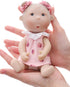 7 Inch 5 3+ Potato Baby Doll, Mini Baby Doll with Movable Joints, Thumb-Sucking Pose, Full Body Vinyl Doll for Play