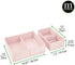 Closet, Set 2, 4 Pack, mDesign Fabric Drawer Organizer Bins, Kids/Baby Nursery Dresser, Shelf, Playroom Organization