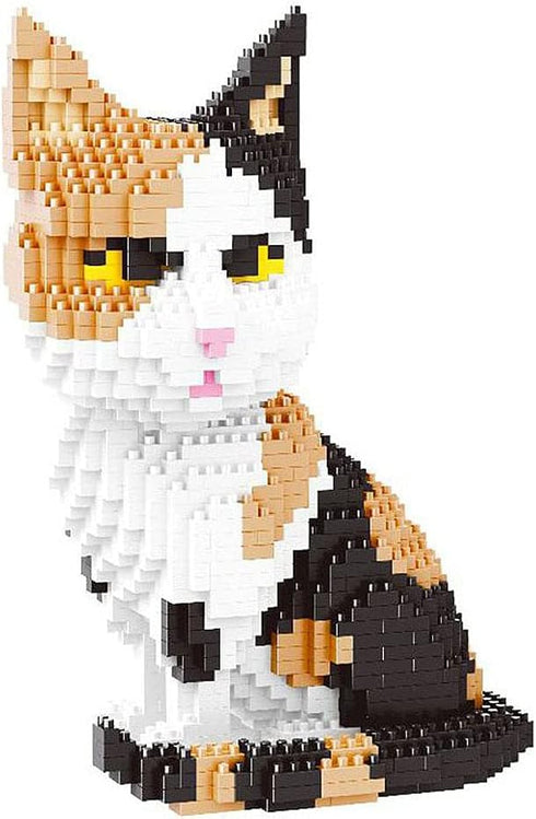 Mini Cat Building Blocks Pet Building Toy, 3D Puzzle Set for Kids or Adults, Colorful 1300PCS