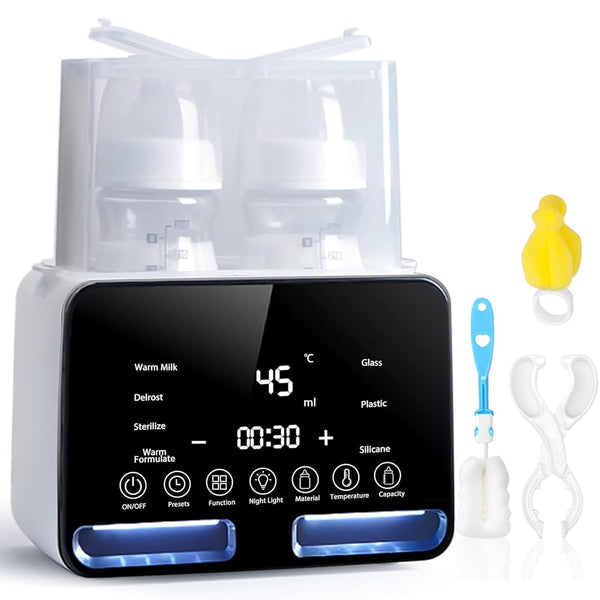 Baby Bottle Warmer All Bottles Water Bath Warming 48H Constant Thermostat Mode,