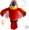 Houwsbaby 9'' Red Talking Parrot Plush Pal, Interactive Animated Bird for Kids, Birthday Christmas Gift for Boys Girls