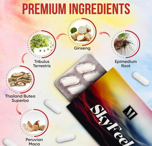 SkyFeel 10 Pack Sports Nutrition Supplement | Daily Energy & Wellness Support for Active Lifestyles | Travel-Friendly