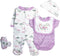 Reborn Baby Dolls Clothes Outfits 22 Inch Girl Clothing Accessories 5 Pcs Set for 20-23 Inch Newborn Dolls