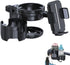 Elecphbo 4-in-1 Universal Stroller Cup Holder Adjustable Single/Double Cup & Phone Holder, 360