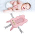 Cryfokt Baby Bath Pad, Non Slip Newborn Bathtub Mat Adjustable Bath Pillow Soft Fabric Cartoon Shaped Floating Bath