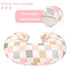 DILIMI Nursing Pillow Cover and Newborn Lounger Cover, Soft Comfortable Slipcover for Baby Girl Boys, Colorful