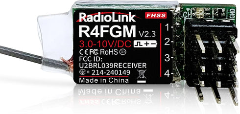Radiolink R4FGM V2.3 4 Channels Tiny RC Gyro Receiver for Mini RC