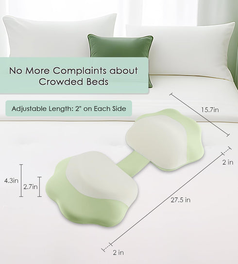 Memory Foam Pregnancy Pillows for Sleeping, Side Sleeper Maternity Pillow Support for Back Belly HIPS, Adjustable Wedge