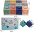 Mini Tudou Baby Blocks Soft Building Blocks, Educational Squeeze Play Toys with Numbers, Animals, Shapes, 12PCS for 6