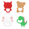 Seeiuua Valentines Teething Toys, Soft Silicone Baby Soothing Teether, Chew Toys, Baby Valentines