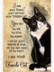 Animal Jigsaw Puzzle - I Am Your Friend Tuxedo Cat 500 Pieces Wooden Puzzles for Adults and Kids, DIY Educational Game