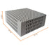 4pcs Brick 16x16 Classic Baseplate Building Plates for Building Bricks, Gray Background Boards for Pixel Paintings