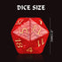 20 Dice,D20 Dice,55mm D20 Dice,20 Set Sided DND Giant Polyhedral Titan Large Pearl Color Sided Cube D&D Dice