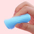Kincongi Baby Bath Silicone Cradle Cap Brush/Exfoliating and Massaging Brush/Soft Kids Washcloth (Blue + Pink)
