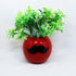 Hybsk 200pcs Fake Mustache Stickers for Baby Shower Little Man Themed Party (Black)