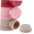 SUPVOX Portable Three Layer Milk Powder Dispenser Travel Friendly Formula Storage Container Airtight Seal Keeps Formula