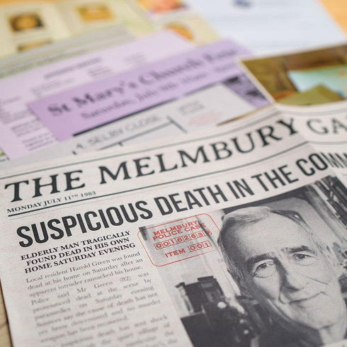 ThinkFun Cold Case: A Pinch of Murder - A Murder Mystery Game in a Box for Ages 14 and Up