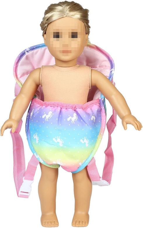 SOTOGO Baby Doll Carrier, Backpack Carrier for American Dolls 15 Inch to 18 Inch