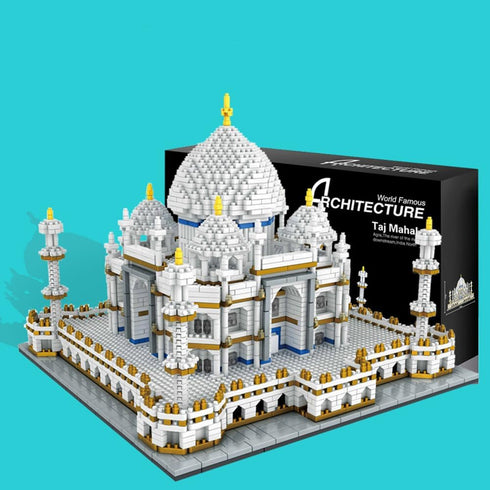 Building Blocks Architecture Taj Mahal Micro Mini Block Set - 4146 Pieces 3D Puzzle Toys for Kids and Adults