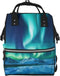 KHIRY Diaper Bag Nappy Backpack Baby Bag Ocean Animal Manatee Mummy Backpack Multifunction