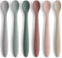 6-Piece Silicone Feeding Spoons for Baby and Infant, Soft-Tip Training Spoon, Dishwasher Safe Utensils