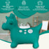Green Dinosaur Bounce & Ride-on Inflatable Hopper Toy for Toddlers with Pump